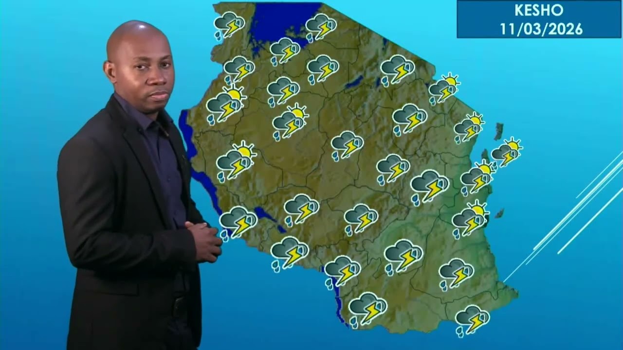 UTABIRI WA HALI YA HEWA WA SAA 24 KUANZIA SAA TATU USIKU 10.03.2026