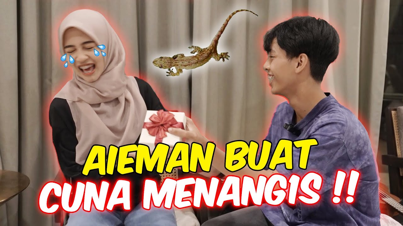 AIEMAN BUAT CUNA MENANG1S !! - PRANK BAGI CICAK