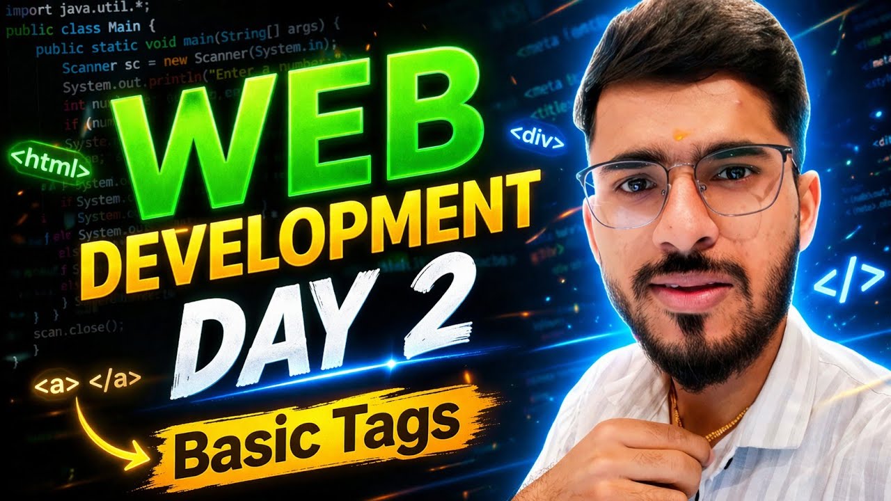 Web Development 🔥 | HTML Basic Tags  | मराठी मधून 💯 | aadiandpython 