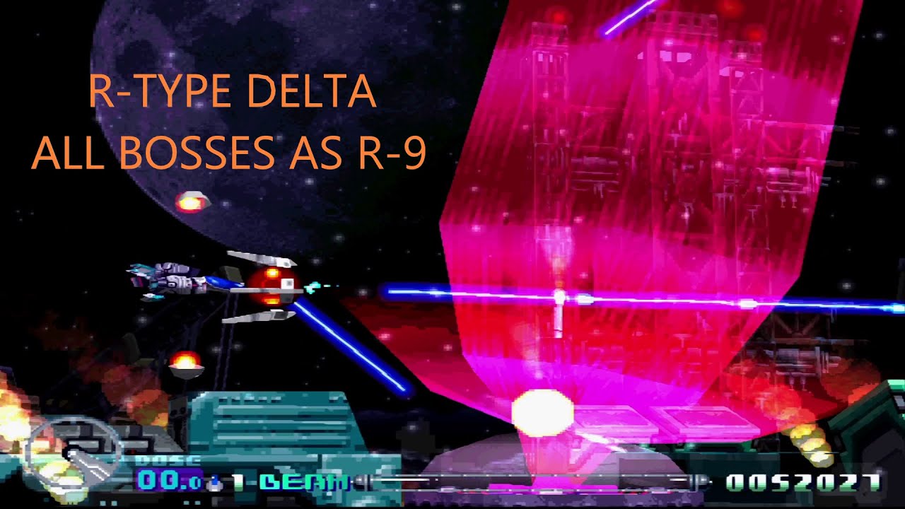R-Type Delta All Bosses Exhibition HD R-9 Gameplay + Ending | Boss Rush