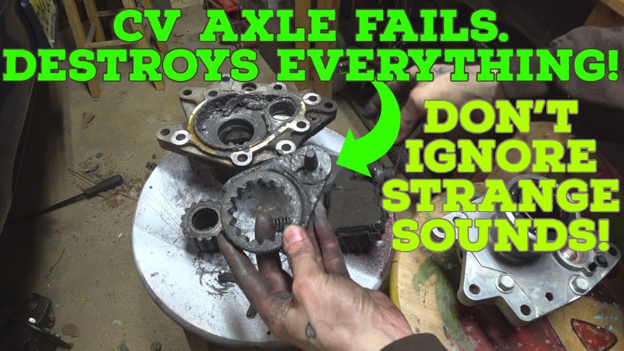 WORST CV AXLE FAILURE I HAVE EVER SEEN - GMC Envoy is now beyond repair!