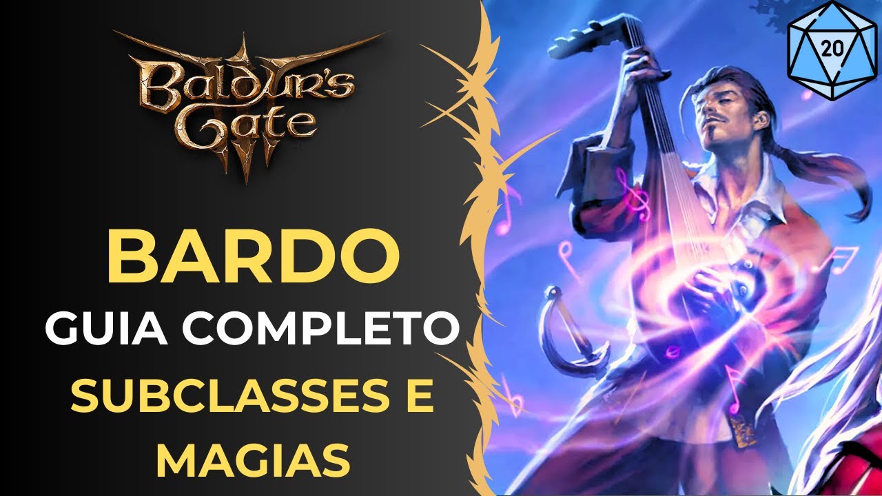 Baldur's Gate 3 BARDO (Guia de Classe com Magias Comentadas)