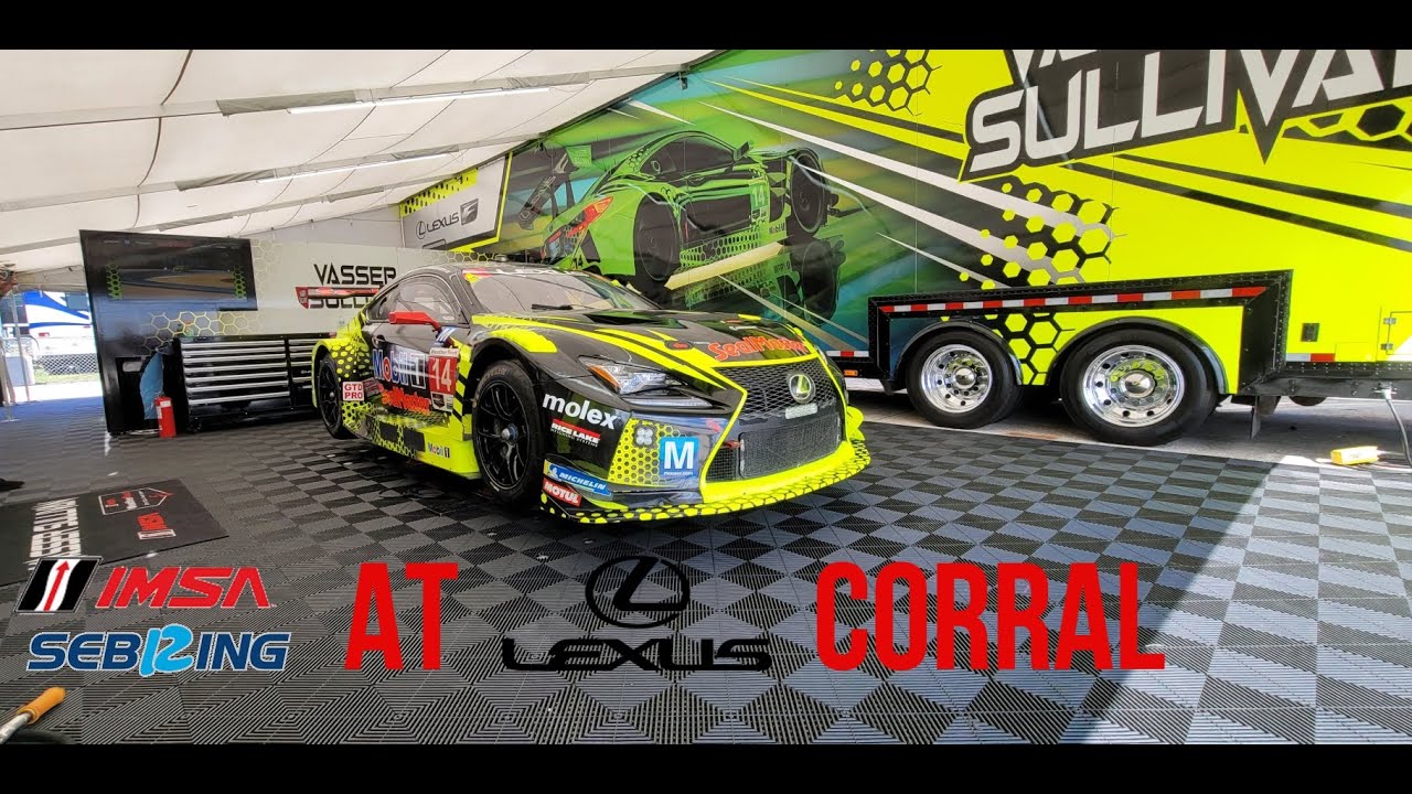 Sick Experience at 2022 IMSA 12 Hours of Sebring Lexus Corral
