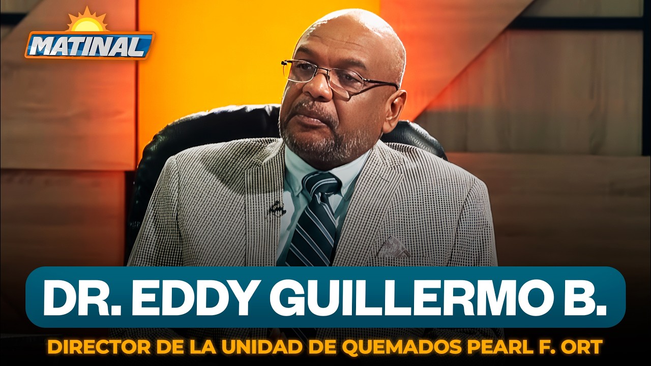 Dr. Eddy Guillermo Bruno - Director de la Unidad de Quemados PEARL F. ORT | Matinal
