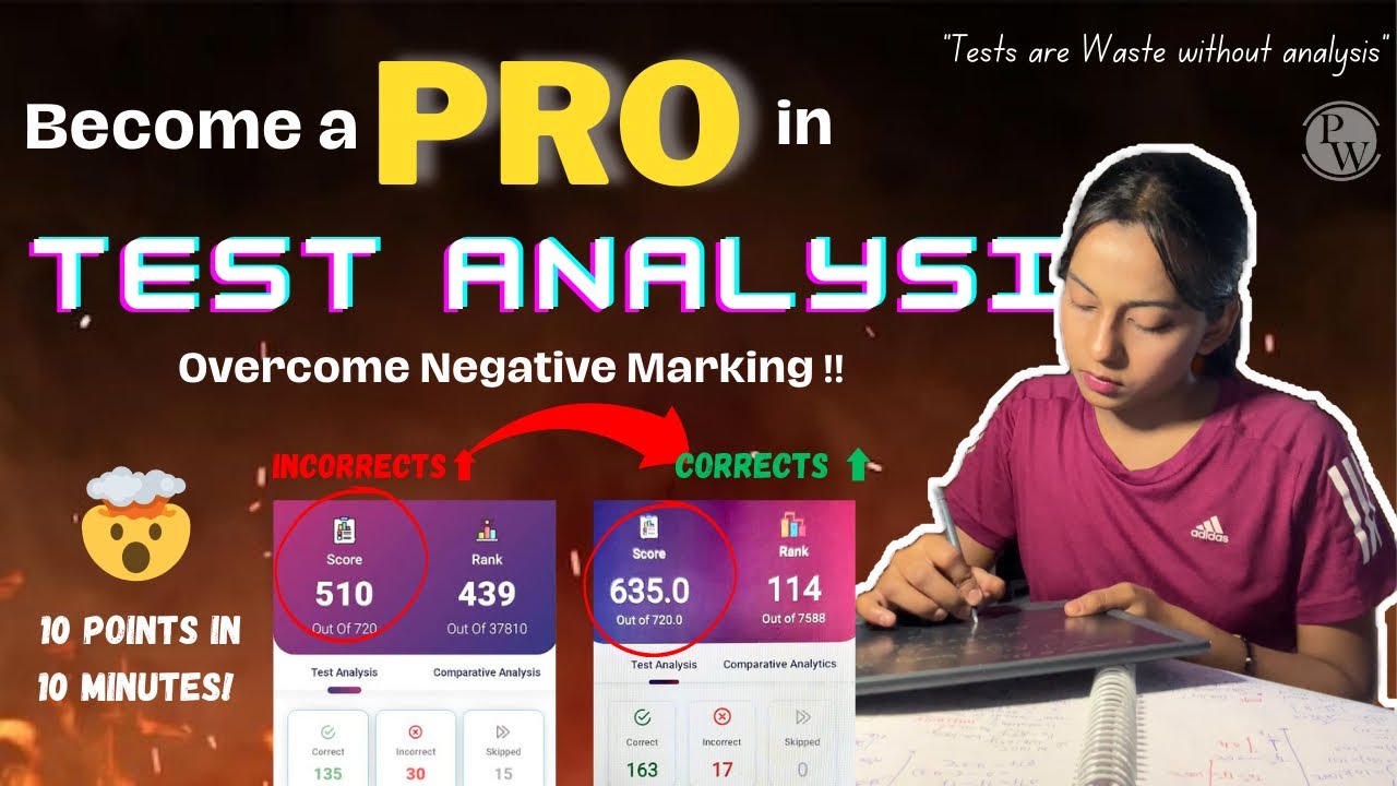 How to Analyse Mock Tests for 100% Results ⁉️|  #tests #analysis #neet #exam #motivation #strategy