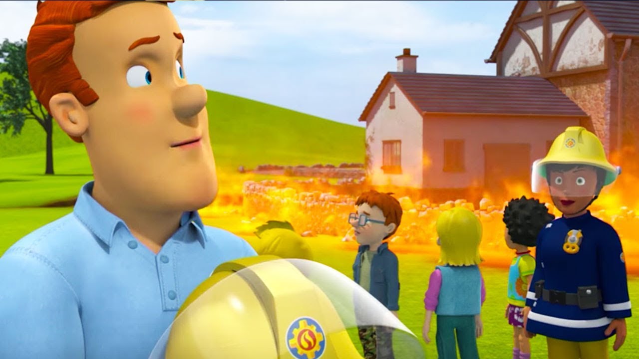 Itfaiyeci Sam Türkçe yeni bölümleri HD | Hasta Penny - 1 saat 🔥Derleme | Sezon 07 🚒 çizgi film