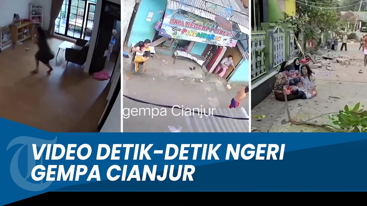 DETIK-DETIK Gempa Cianjur, 62 Orang Meninggal Dunia