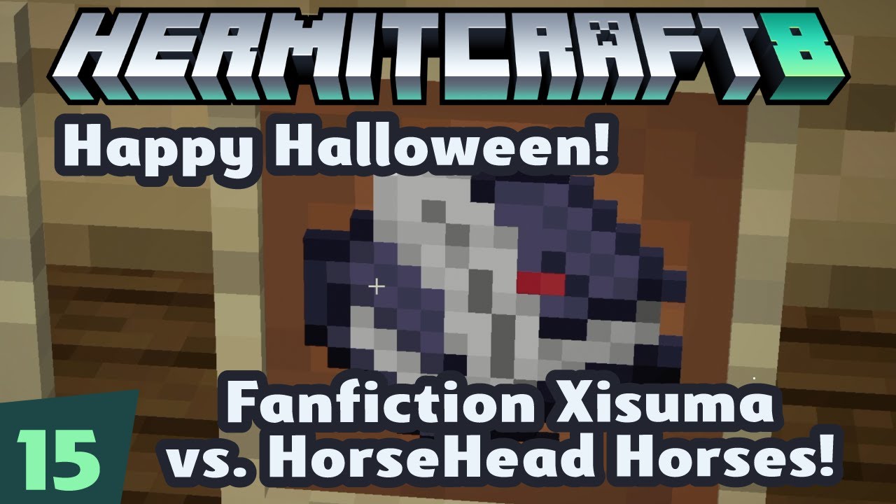 HermitCraft 8 ep 15 — Happy Halloween! Spooky fan-fiction writing!