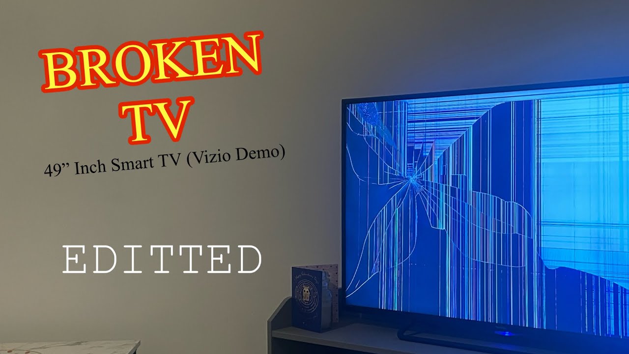 Guy Smashes 49” Smart TV with Baseball Bat (Turbo Version)