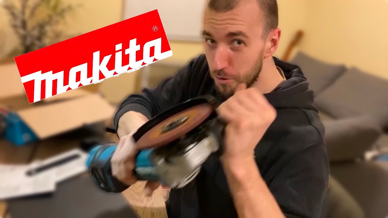Болгарка Makita DGA511Z распаковка
