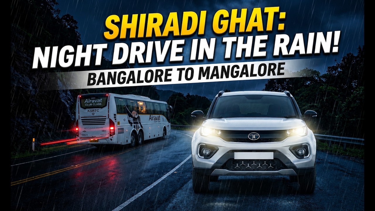 Bangalore to Mangalore| Night Drive| Shiradi Ghat