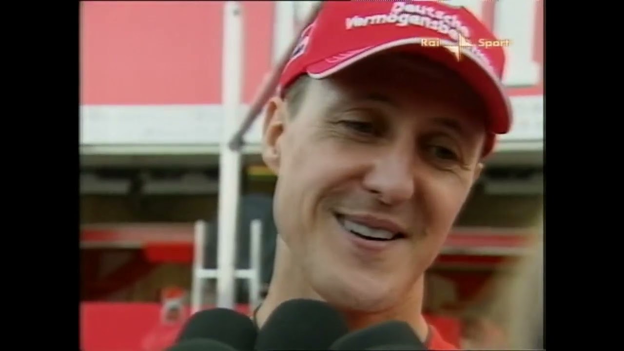 F1 Giappone 2006 - Stella Bruno intervista Michael Schumacher dopo il Gran Premio