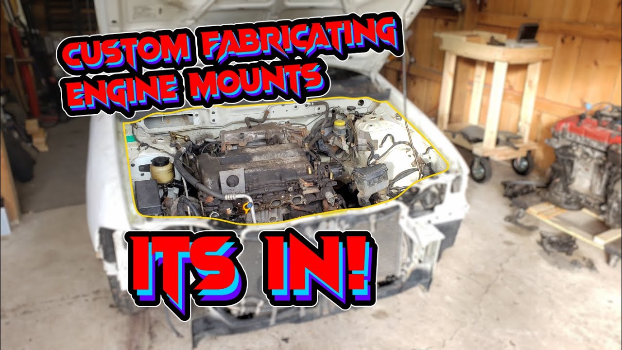 The Engine IS IN! (Sentra SE-R Spec V SR20 Swap)
