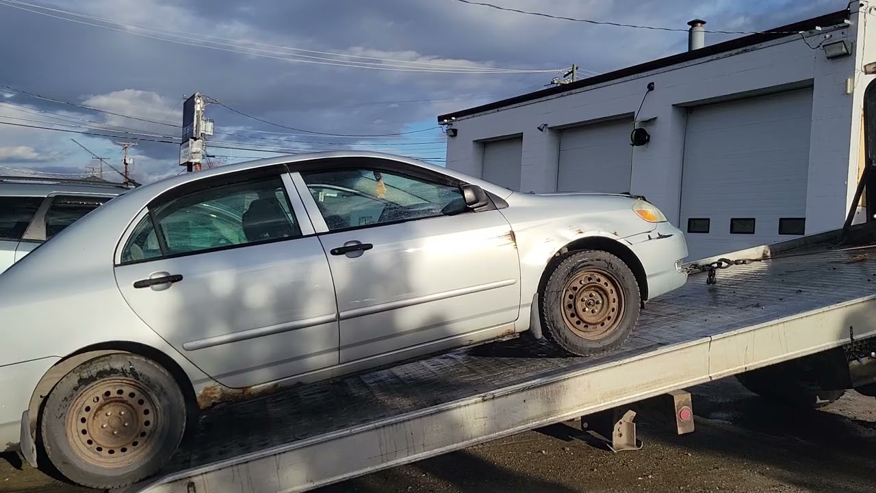 Scrap Toyota Corolla. 1st car after 2 months off.