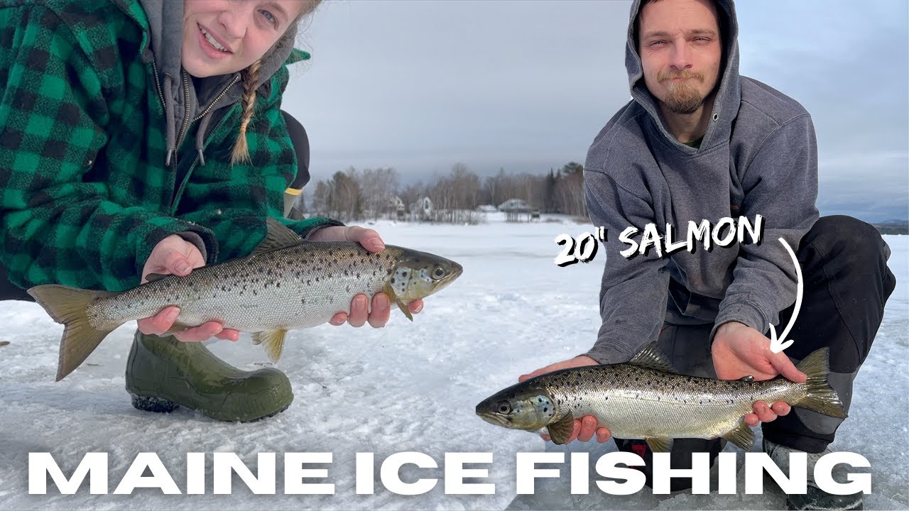 Catching Landlocked Salmon On Maine's 3rd Largest Lake // Northern Maine // Chesuncook Lake
