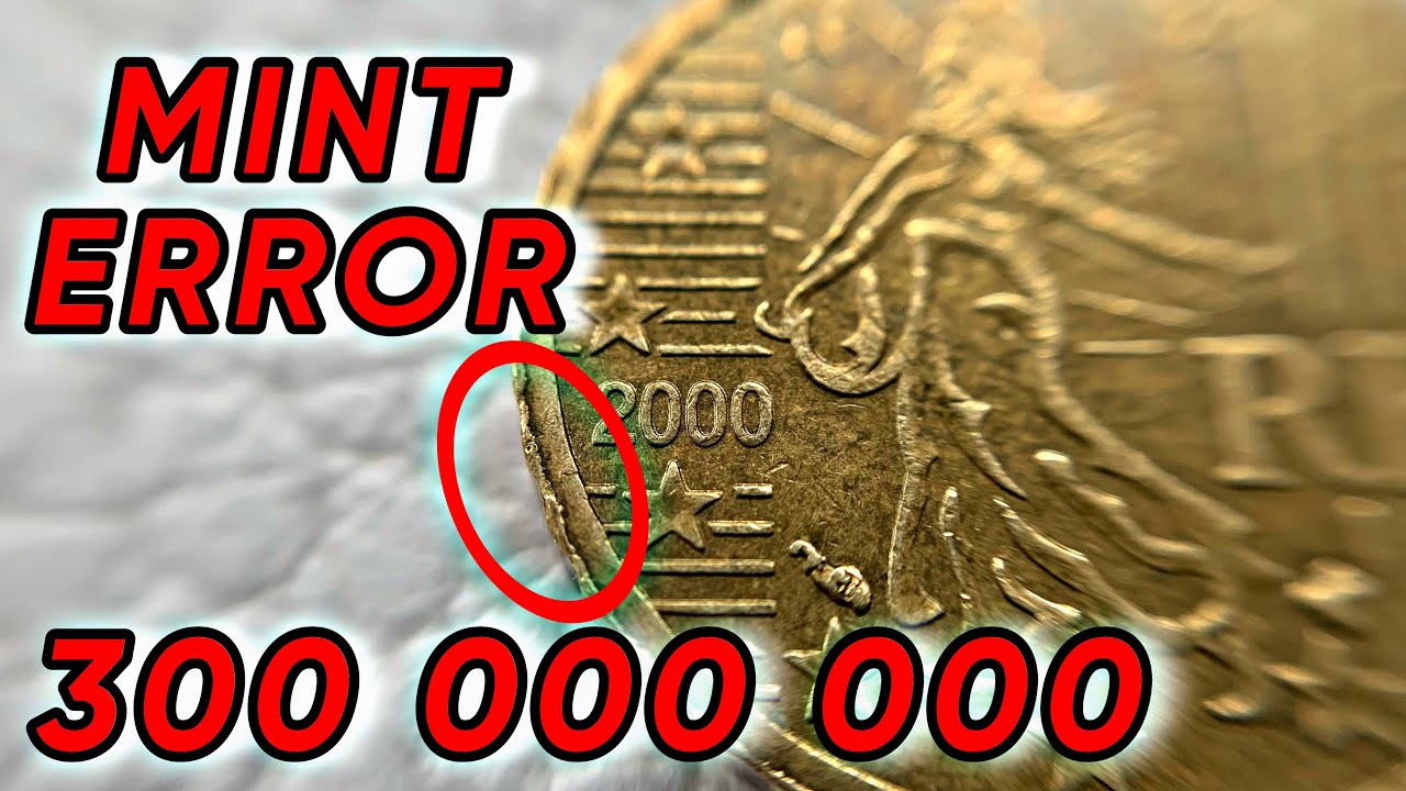 10 Euro cent 2000 France & Mint Error - 300.000.000