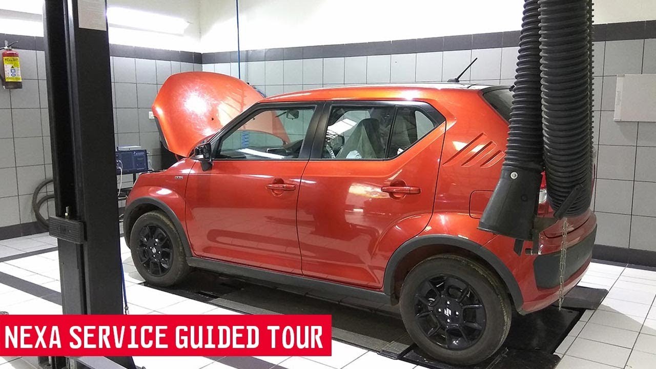 Tour of the first NEXA Service centre in India