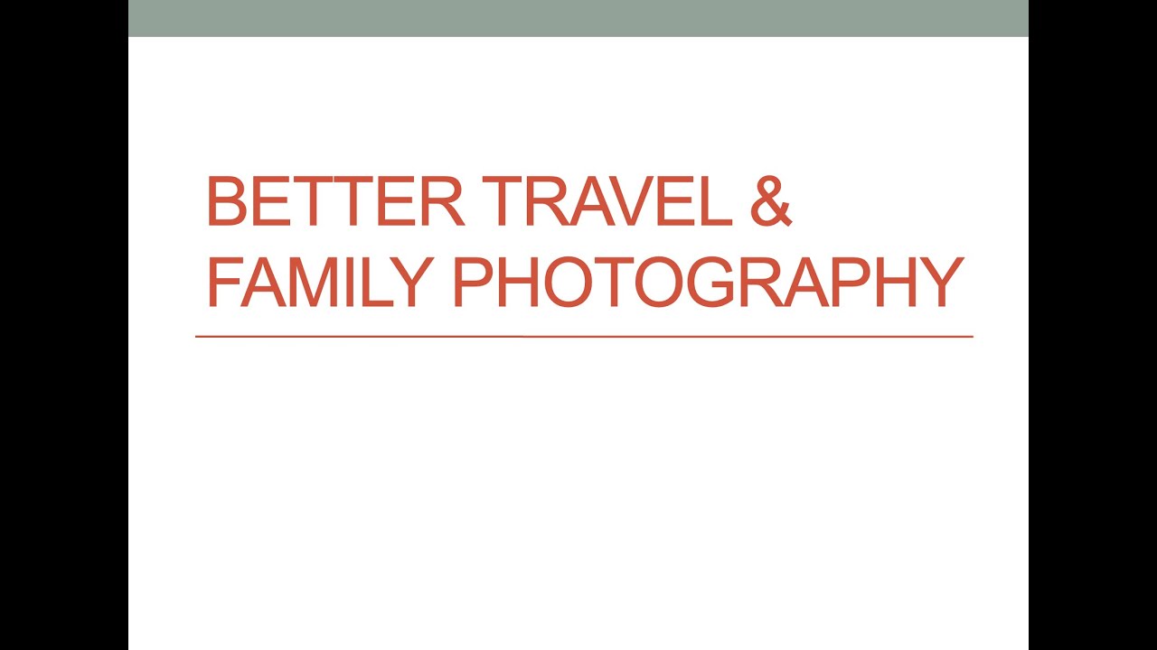 Better Photography Part 1 by Patrick Garrett