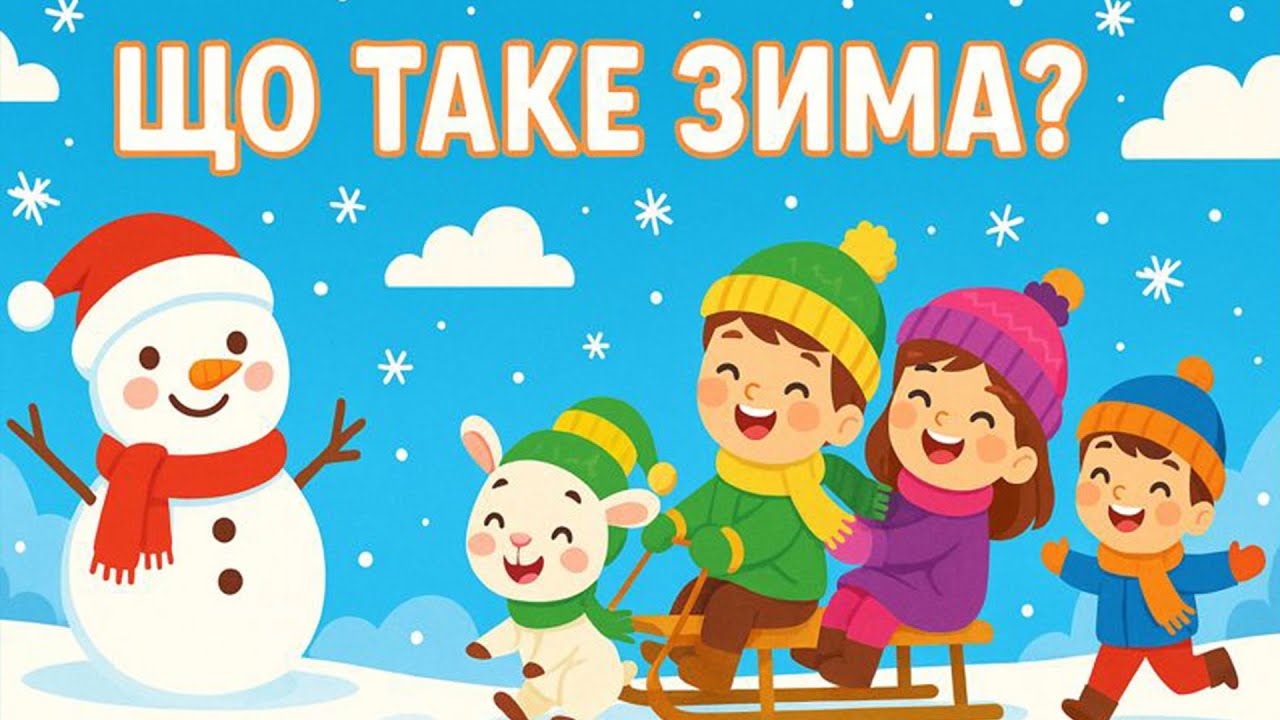 ЩО ТАКЕ ЗИМА? ❄️ Дитячі пісні та мультики | Зимова збірка