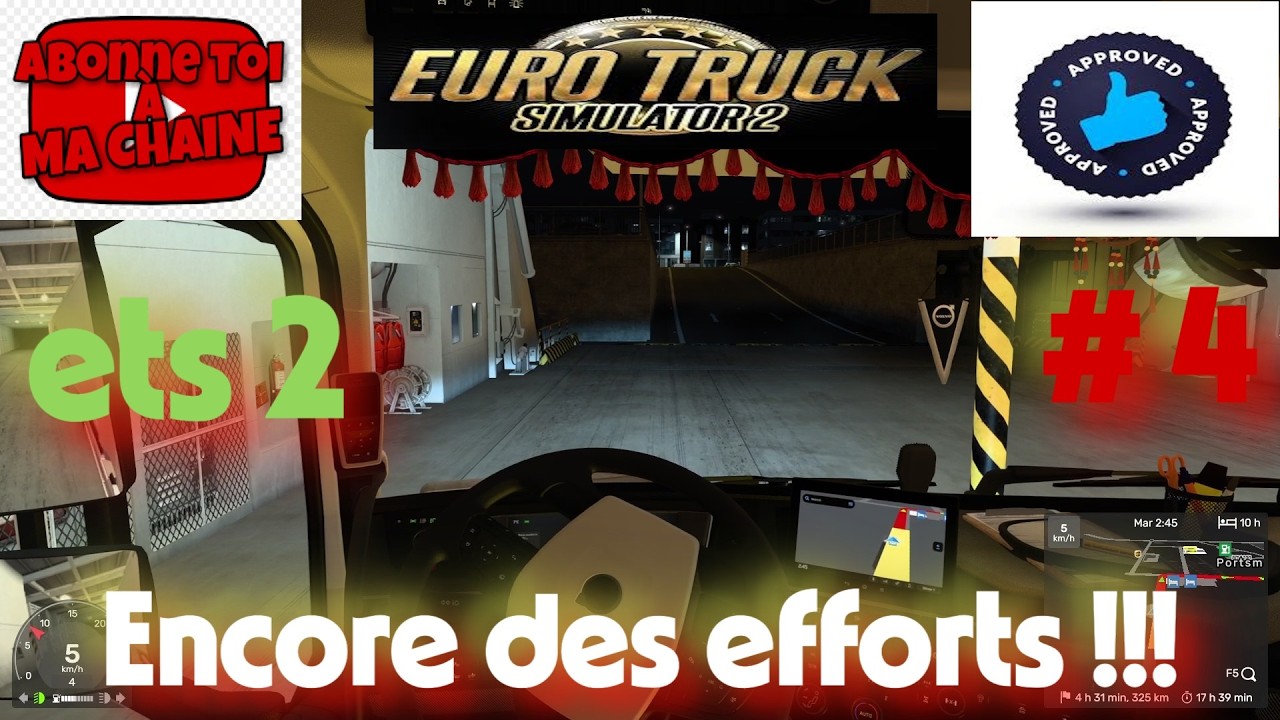 Encore des efforts !!! Carrière suivi ETS 2 #4k  , saison 5