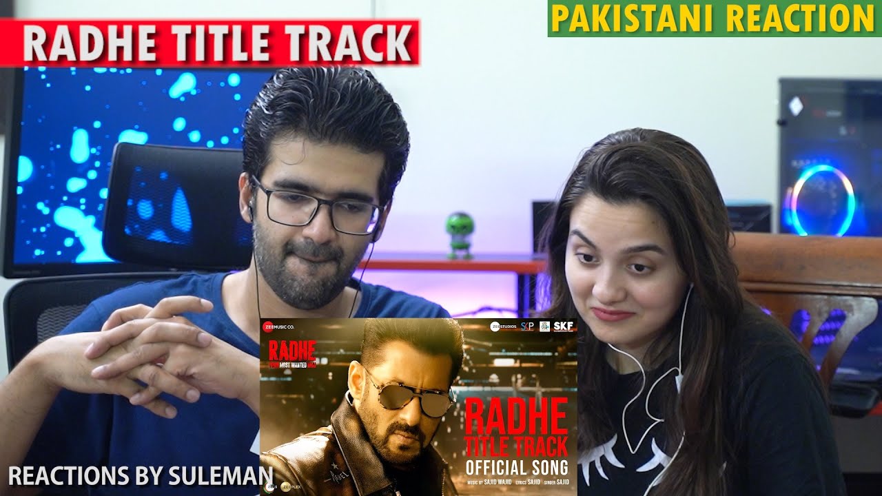 Pakistani Couple Reacts To Radhe Title Track | Salman Khan & Disha Patani | Sajid-Wajid