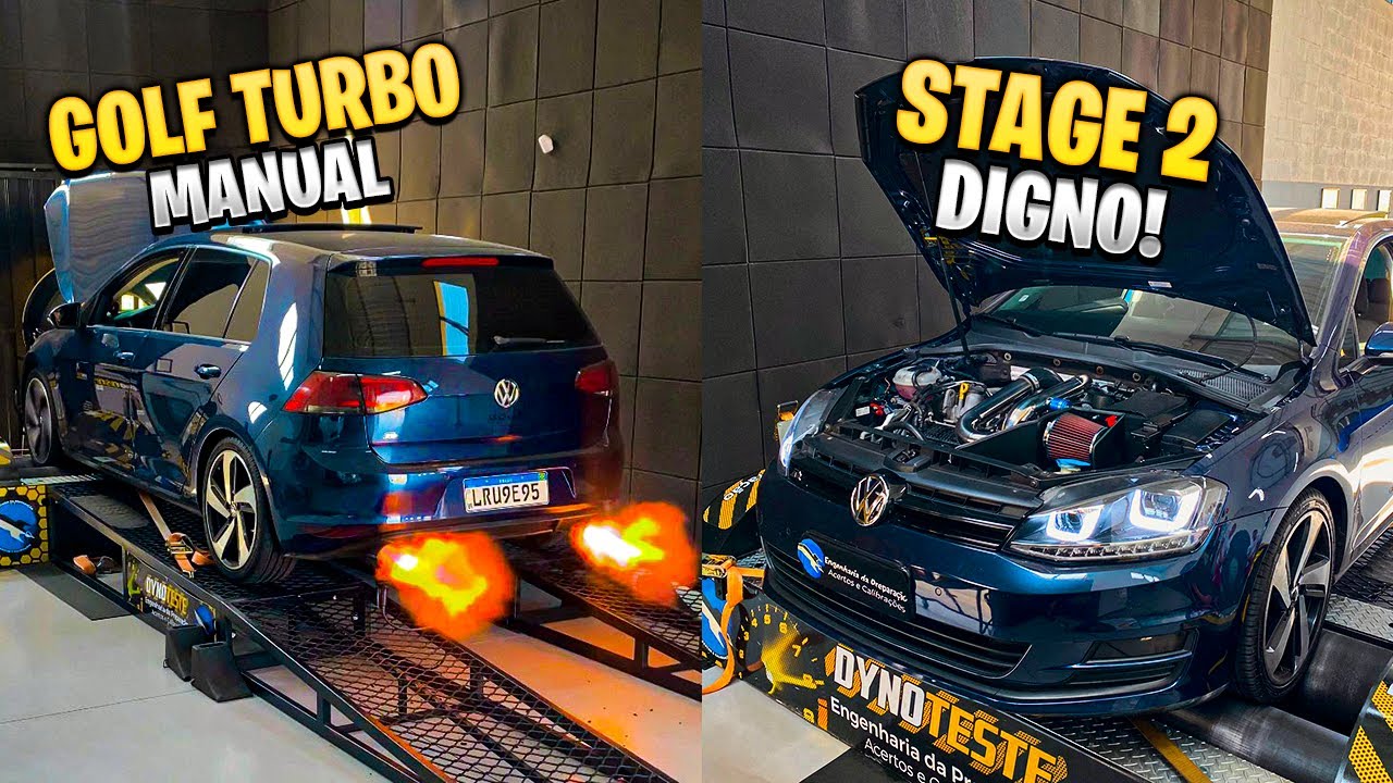 Projeto exclusivo Golf Azul! Stage 2 fino no motor 1.4 TSI Intake + escape full inox
