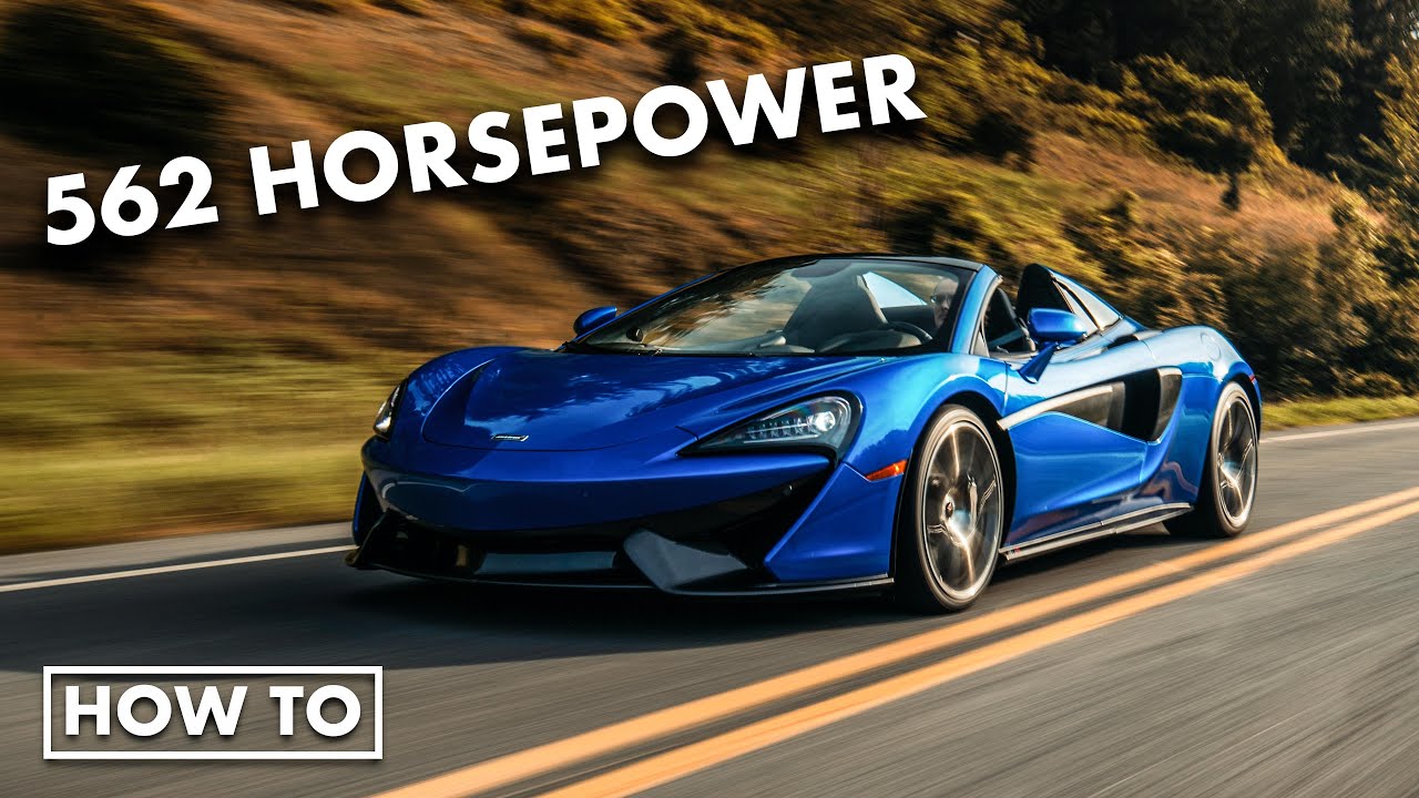 How to drive a McLaren 570S