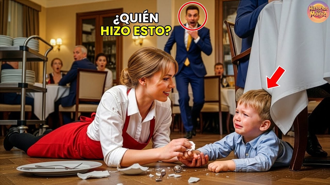 Nadie Podía Con El Hijo Del Millonario… Hasta Que La Mesera Apareció, Y Todo Cambió En 5 Segundos
