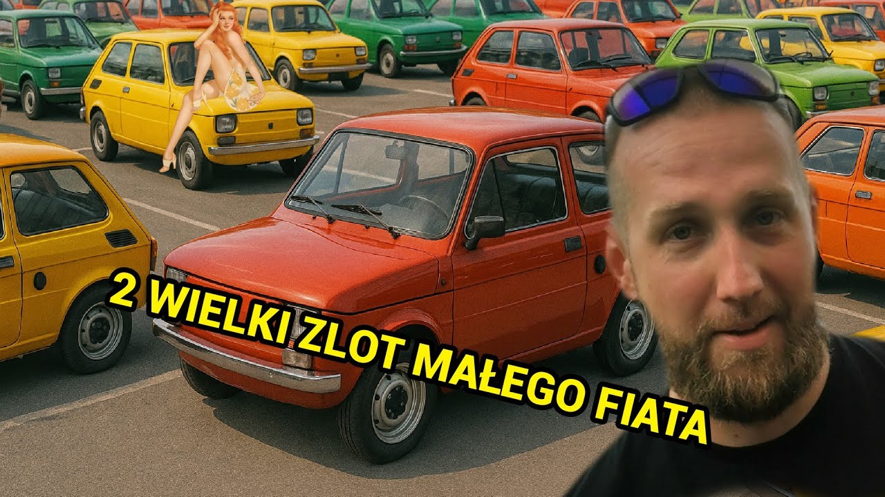 Wąski na zlocie Fiata 126p 