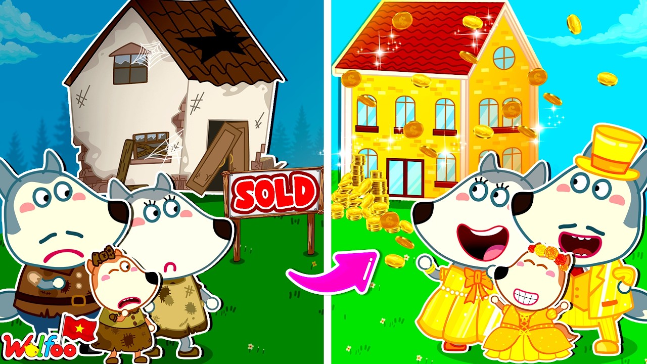 Gia Đình Wolfoo Bán Nhà Nào Ngờ Lại Trở Thành Đại Gia ⭐ Gia Đình Wolfoo | Wolfoo Tiếng Việt