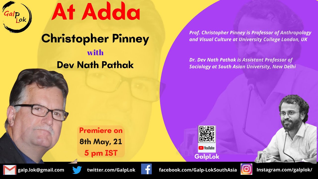 At Adda| Conversation with Prof. Christopher Pinney| Sacred, and the Ordinary Life of Visuals