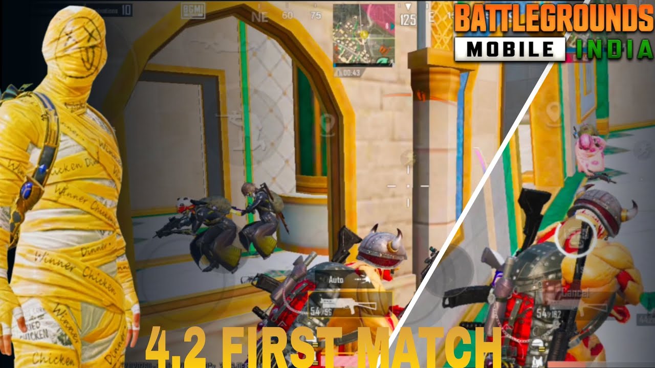 BGMI 4.2 FIRST MATCH 11 kills