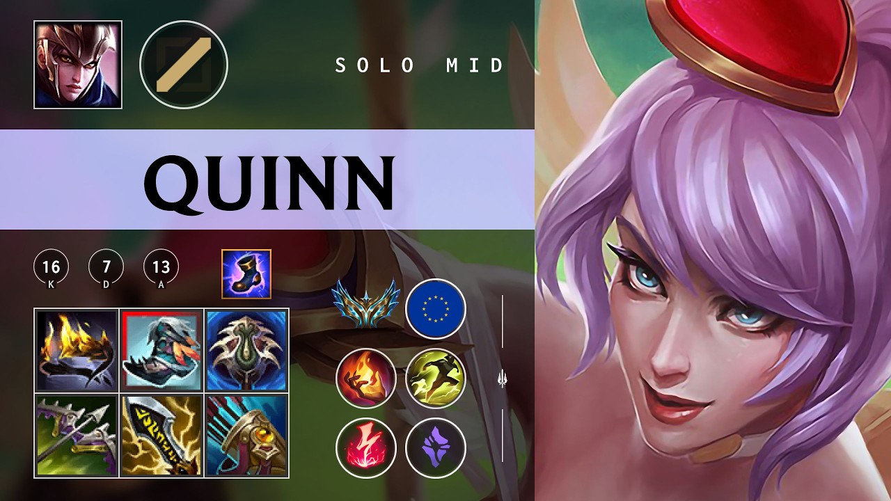 Quinn Mid vs Katarina - EUW Challenger Patch 26.05