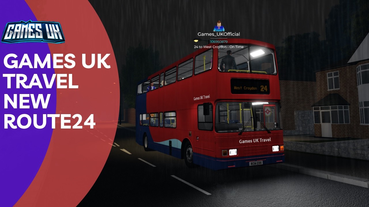 Croydon Bus Sim|Games UK Travel|Route 24 to West Croydon|Map  Expansion