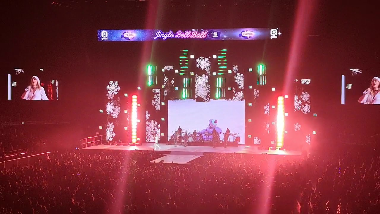 Taylor Swift Christmas first live performance of Tree Farm at Jingle Bell Ball The o2 London
