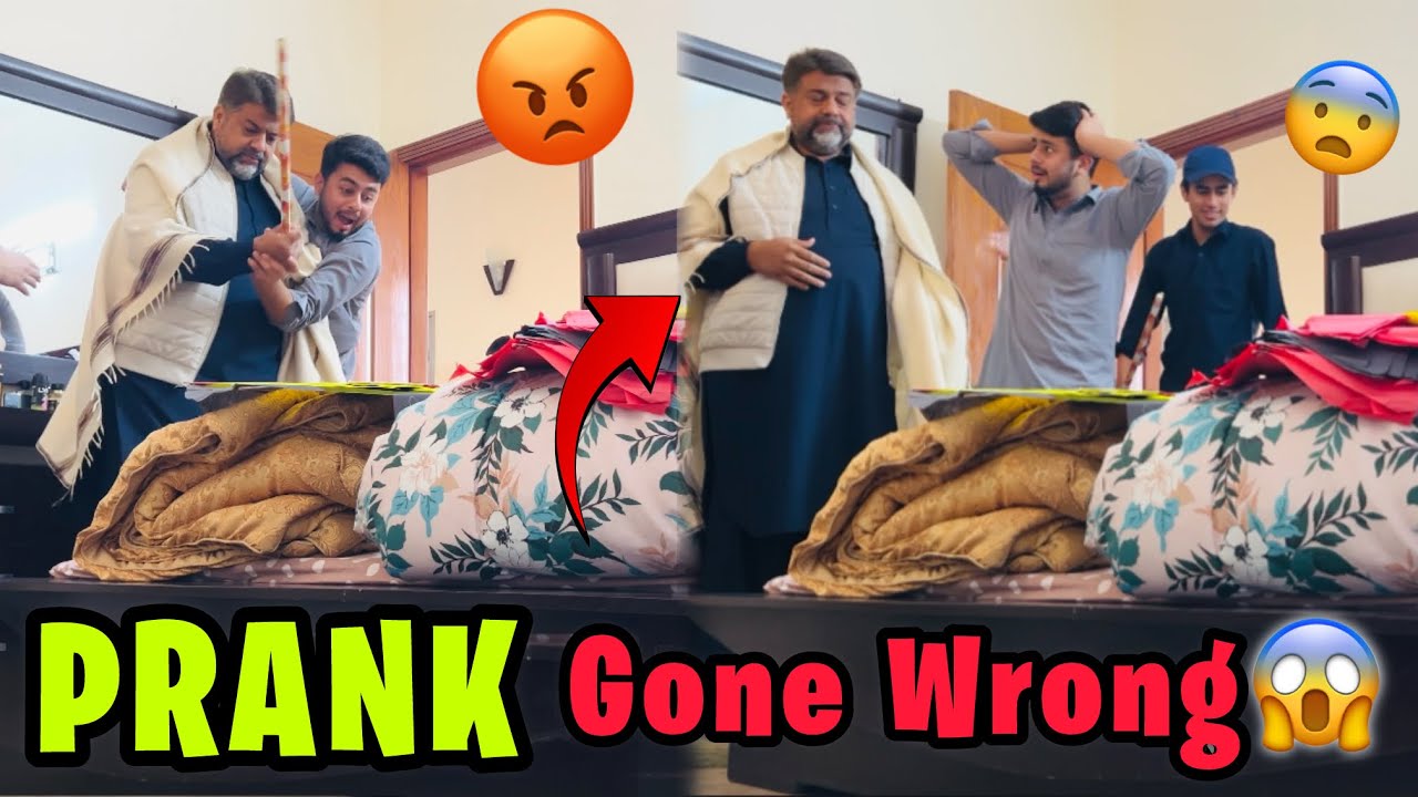 Prank On Papa Gone Extremely Wrong💀😱. Haider Shamir Vlogs !
