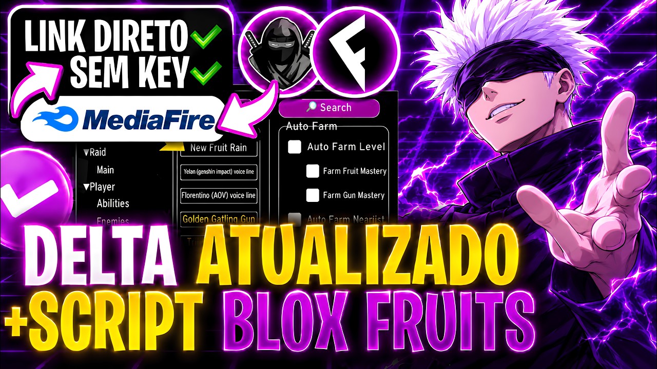 💥SAIU AGORA! DELTA ATUALIZADO + NOVO SCRIPT BLOX FRUITS PARA CELULAR/PC SEM KEY (LINK DIRETO)