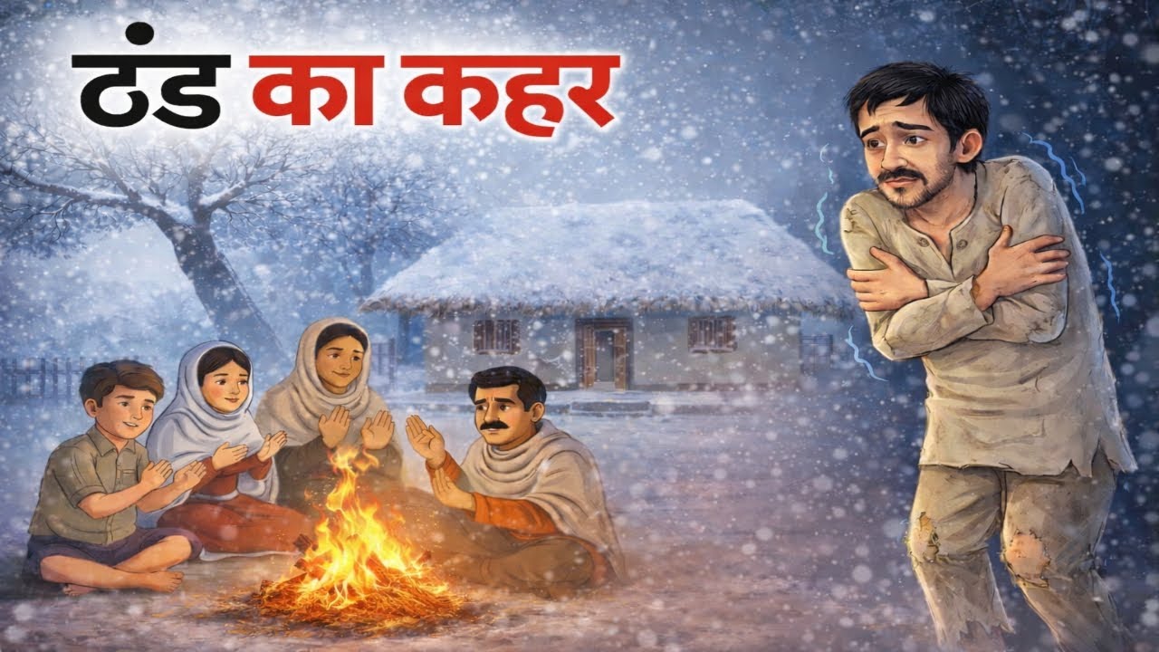 ठंड का कहर | Kahani | Moral Story | Cartoon Kahani | Hindi Kahani | Hindi Kahaniyan | Mer Toon