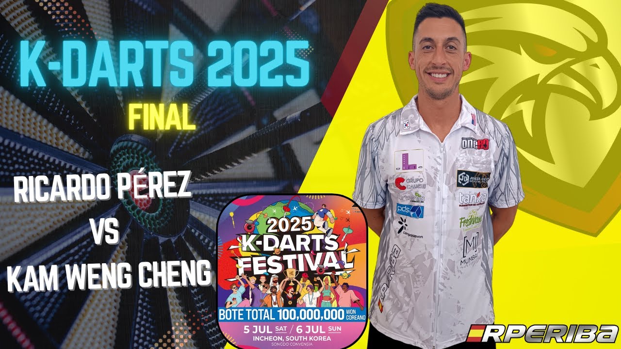 K-DARTS 2025 FINAL RICARDO PÉREZ VS KAM WENG CHENG.