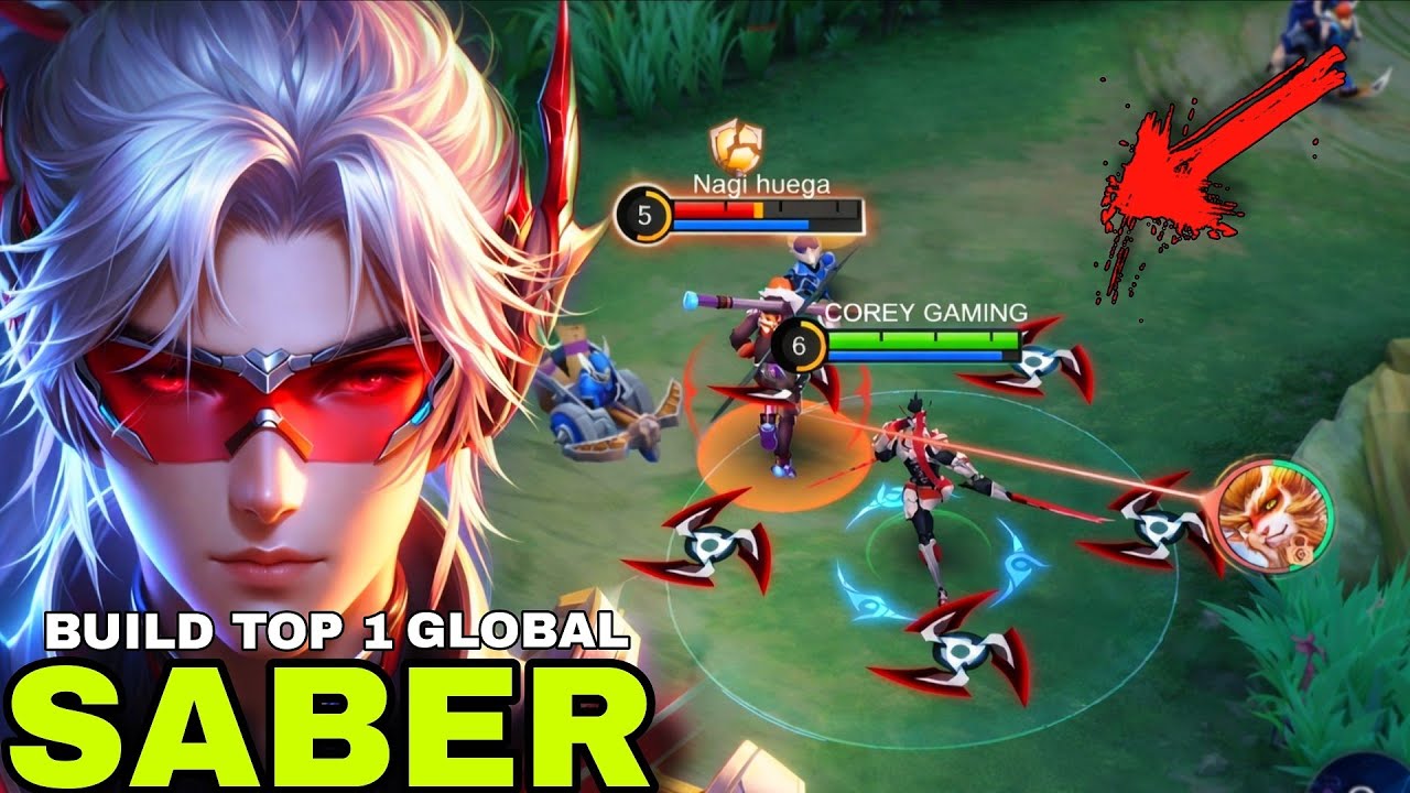 HARD CARRY!!! SABER 100% DEADLY HYPER 1 HIT JUNGLE BUILD & EMBLEM (2026)! #mlbb #saber .
