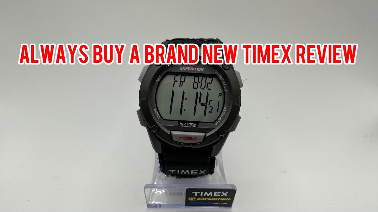 Why you should buy a brand new Timex digital watch review