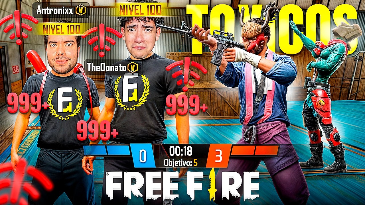 NOS HICIMOS PASAR SIN INTERNET CON LAS CUENTAS MAS EXCLUSIVAS DE FREE FIRE 😱 - TheDonato