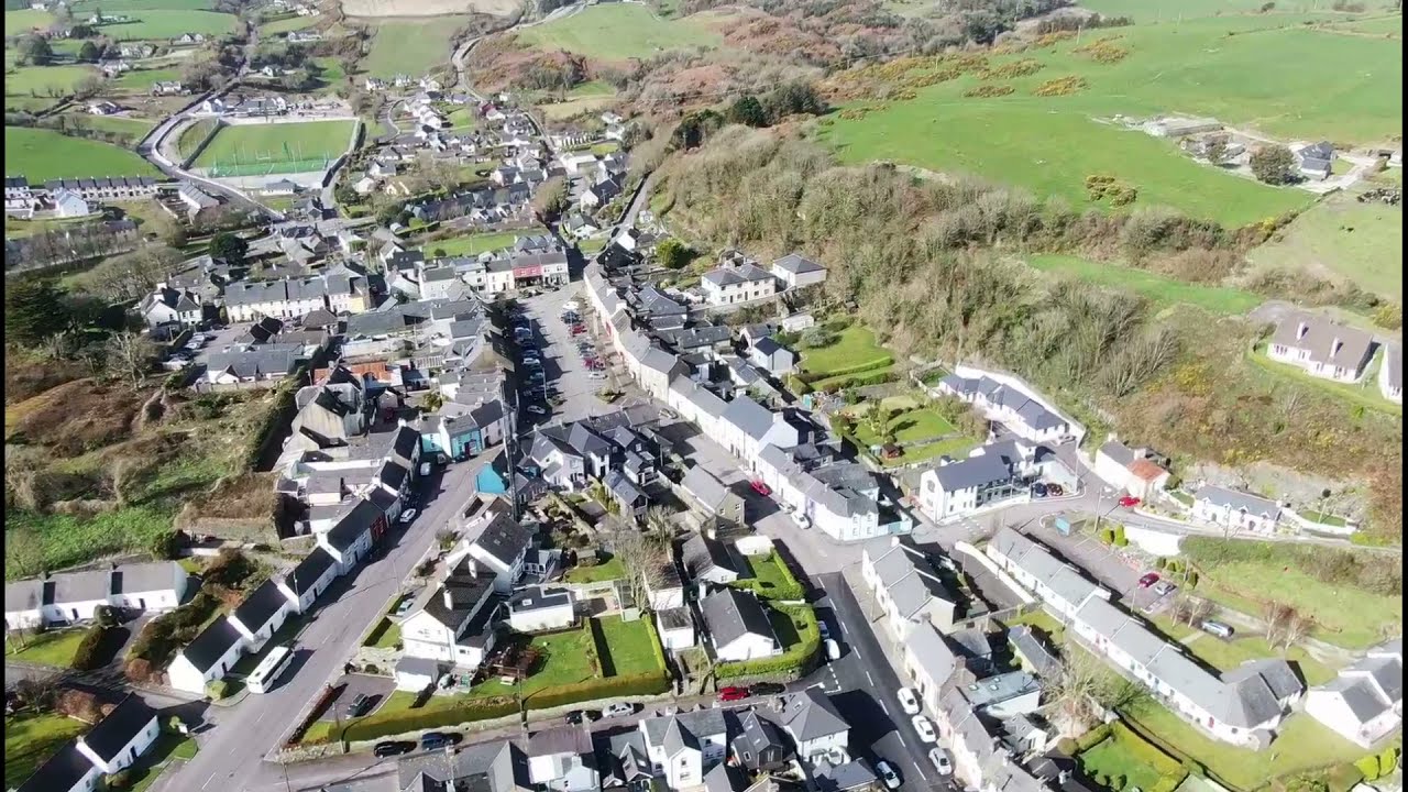 Drone flight above Rosscarbey, West Cork , Ireland