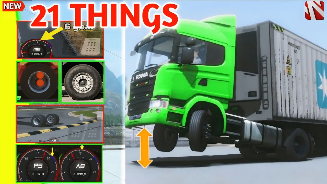 👍 21 THINGS IN TRUCKERS OF EUROPE 3 ✅️