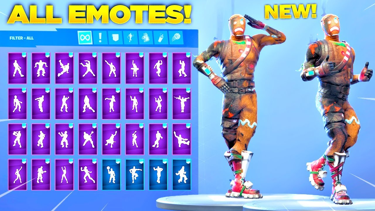 BURNED MERRY MARAUDER SKIN Showcase with All Fortnite Dances & New Emotes! (Fortnite Season 7 Skin)