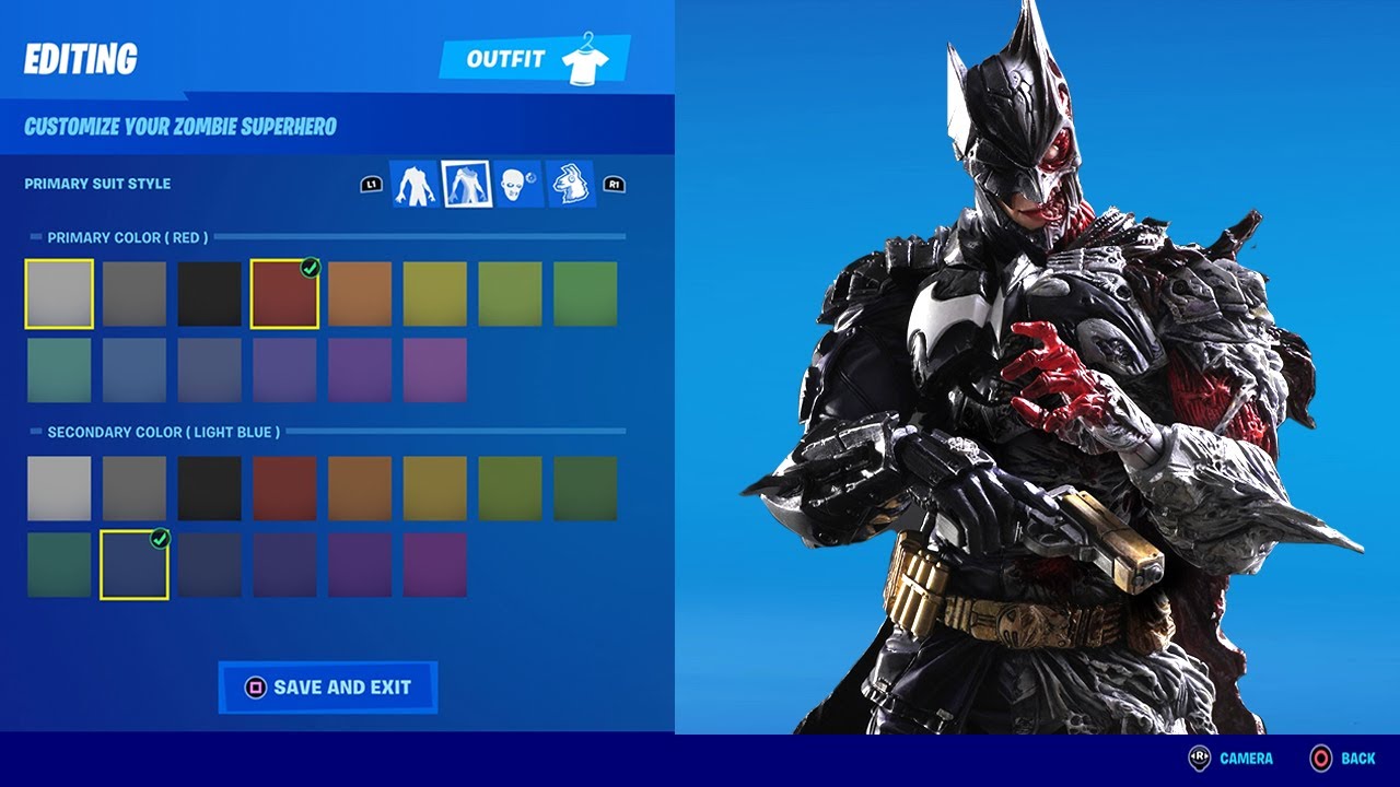 How To Make Zombie Batman Skin FREE In Fortnite (Zombie Super Hero Skin) Free Custom Hero Skin!