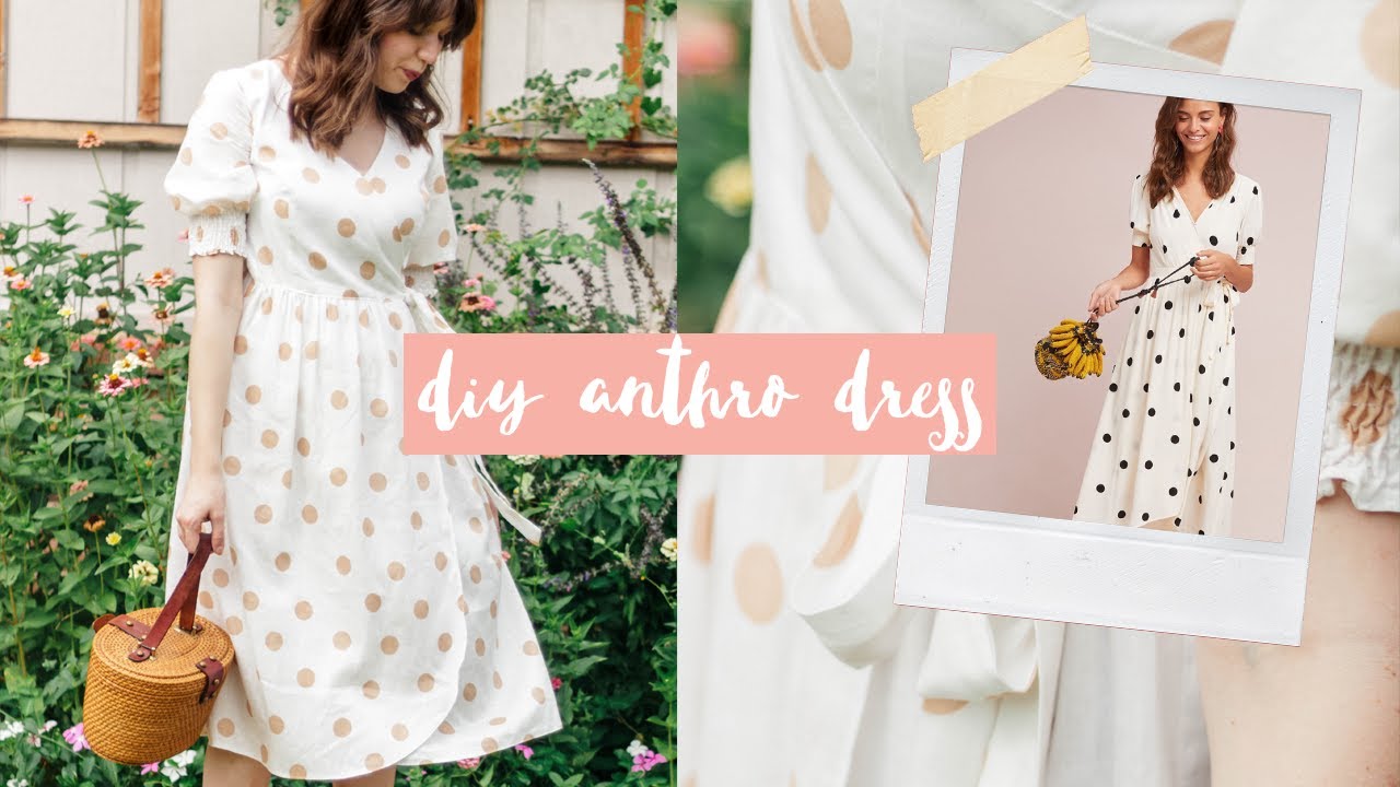Making My Own Anthropologie Wrap Dress: Sew with Me!