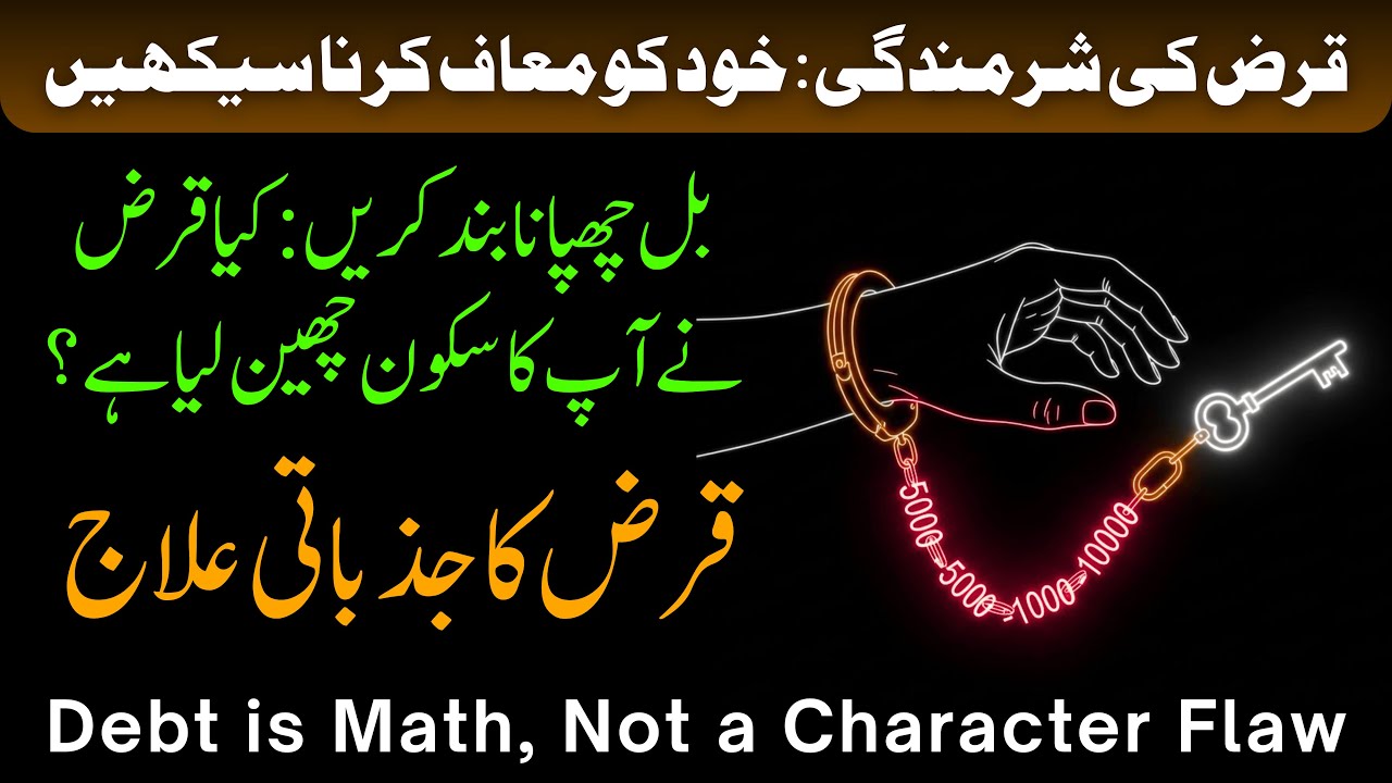 Qarz Ka Jazbati Ilaaj || Debt is Math, Not a Character Flaw #mentalhealth