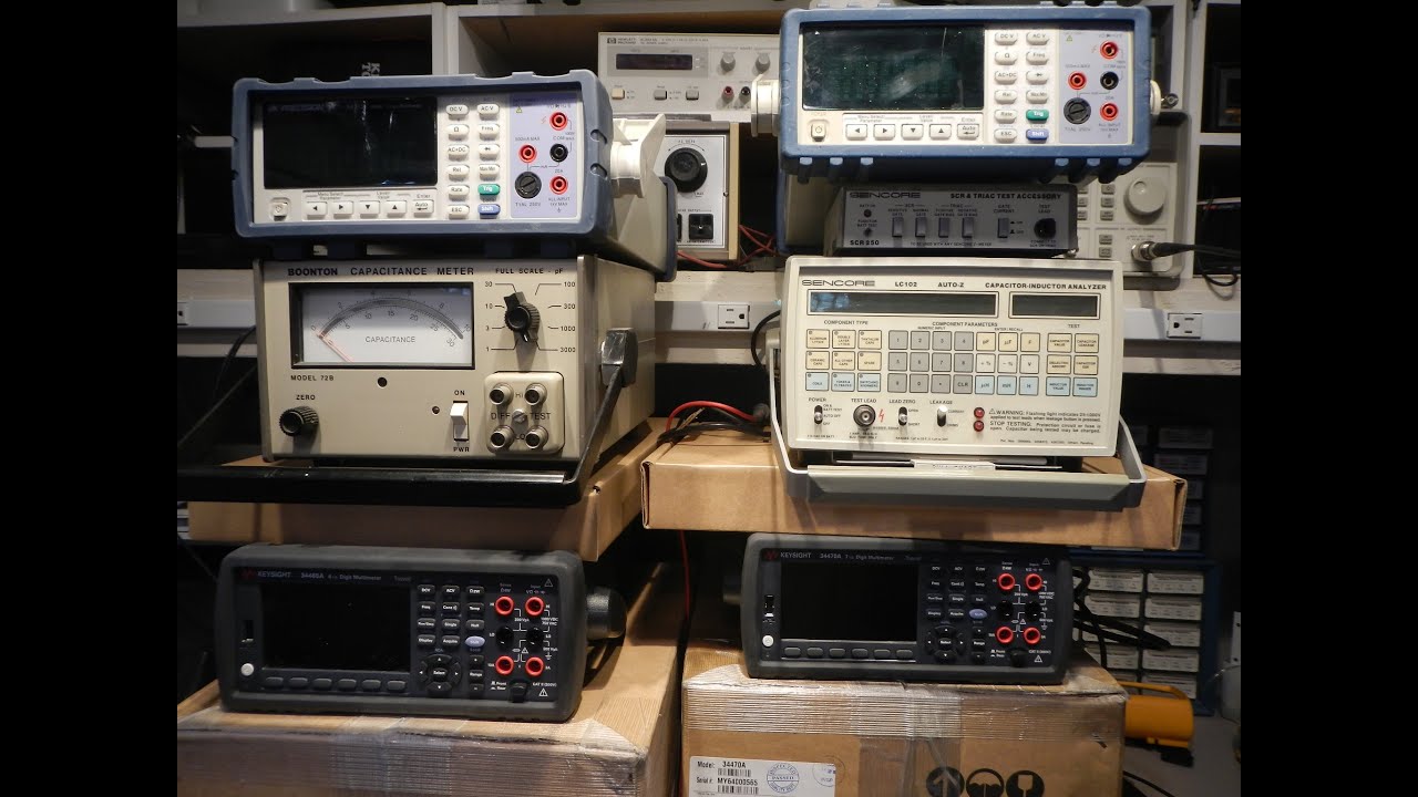 Benchtop Capacitance Meters and Multimeters..  A Quick Look At...