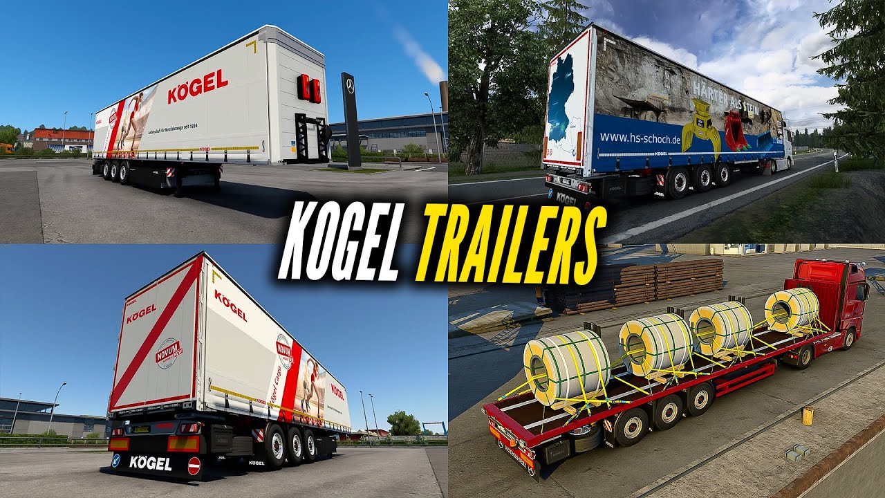 K&ouml;gel Trailers Mod by Dotec For ETS2 | ETS2 1.55 MODS